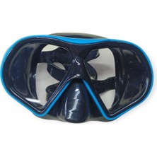 Aesco Star Diving Dalış Maskesi ve Snorkel Yetişkin - 51713-MAVİ (Lisinya)