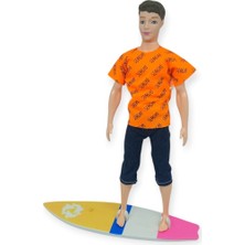 Aesco Sörfçü Bebek Sergio Sörf Tahtalı - Turuncu (Lisinya)