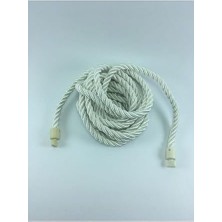 Liora Perde Kruvaze Bağlama Aparat, Halat, Kordon Fon Perde Kornişe Takmatik 1 Adet Krem 275 cm Byzt4