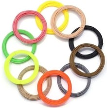Liora 5 Renk 5 Metre 3D Kalem 3D Yazıcı Uyumlu Filament Vakumlu