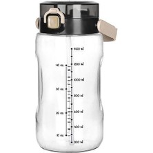 Aesco Şeffaf Matara - 1500 ml - 50,7 Oz - Watermode Matara - Lisinya