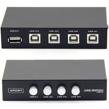 Liora Yazıcı Printer Switch Çoklayıcı Çoğaltıcı 4 Port