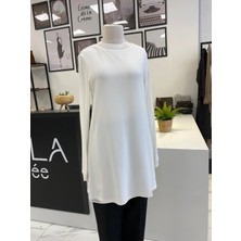 Qmash Prive Uzun Kol Şifon Detaylı