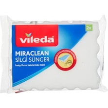 Liora 169072 Miraclean Silgi Sünger 2'li, Beyaz, Düz