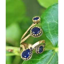 Stoneage Safir Ayarlanabilir Kadın Yüzük