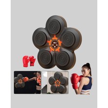 Aesco Akıllı Müzikli Boks Makinesi Bluetooth Bağlantılı Işıklı Hedefli Fitness Aleti - Lisinya