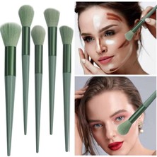 Aesco 13 Parça Taşınabilir Kılıflı Profesyonel Makyaj Fırça Seti Pudra Allık Fondöten Fırçası - Lisinya