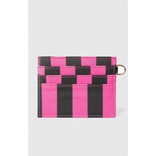 Aesco Kadın Kartlık Siyah Fuşya