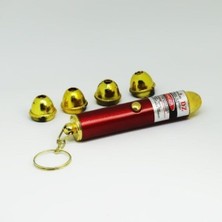 Aesco 4 Yedek Başlıklı Pilli Kedi Oyuncağı Lazer Anahtarlık - Lisinya