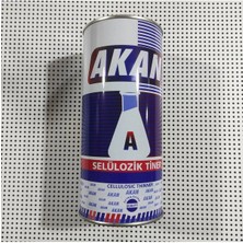 Akan Selülozik Tiner Yüksek Çözülme Metal Kutuda Extra Yüksek Kalite BRÜT:750 ml