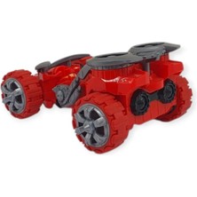 Aesco Sürtmeli Pervaneli Araba - 2023-1  - Kırmızı (Lisinya)