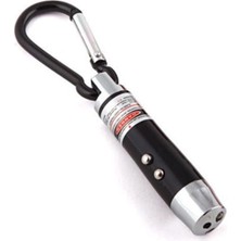 Aesco El Feneri Anahtarlık Işıklı Anahtarlık 3 Fonksyonlu Lazer LED Fener - Lisinya