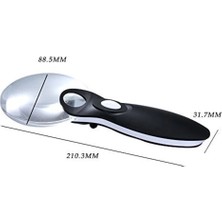 Aesco Kontrolü Için 10X 20X,2LED Işıklı El Büyüteç - Lisinya