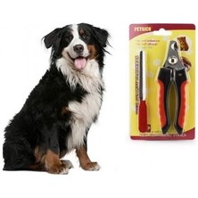 Aesco Yaylı Evcil Hayvan Tırnak Makası - Paslanmaz Çelik Törpülü Set - Lisinya