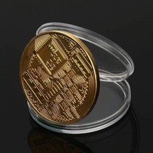 Liora 4 Adet Bitcoin Madeni Hatıra Parası Madeni Bitcoin Hediye Sikke Para
