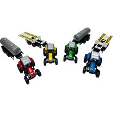 Aesco Çek Bırak Römorklu Traktör 25CM - KID.00056 (Lisinya)