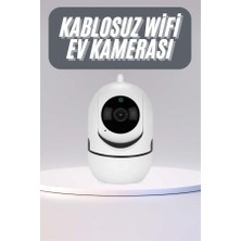Aesco 360° Full Hd Akıllı Kamera Hareket Sensörlü Wifi Kamera Çocuk Güvenlik Kamerası - Lisinya