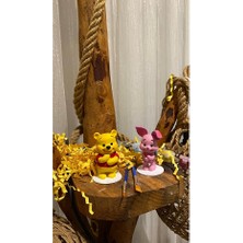 Printella Winnie Piggy Çocuk Boyama Seti – 6 Renk Sulu Boya + 2 Adet Fırça | Eğitici ve Eğlenceli