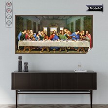 Akıllı Kağıt Son Akşam Yemeği Tablo - Poster Dünyaca Ünlü (Model- 7)