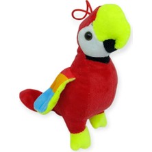 Aesco Peluş Sevimli Hayvanlar 25 cm - Kırmızı Papağan (Lisinya)