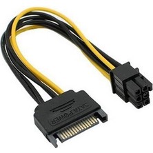 Liora Plus PX-4582 15 Pin Sata To 6 Pin Ekran Kartı Power Anakart Güç Kablosu