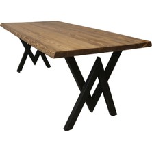 BRK Design Doğal Ahşap Yemek Masası