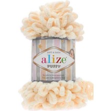 Alize Puffy(5 Adet) 742 Bal Rengi Elörgü Ipliği