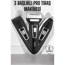 Aesco 3 Başlıklı Profesyonel Tıraş Makinesi - Lisinya