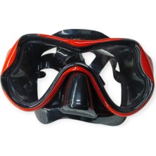 Aesco Star Diving Dalış Maskesi Yetişkin - 51704-KIRMIZI (Lisinya)