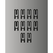 Aesco Plastik Poşet Kilidi Mutfak Için Çok Amaçlı 10 Adet - Lisinya