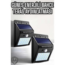 Aesco Solar Güneş Enerji Panelli Sensörlü Lamba Enerji Tasarruflu - Lisinya