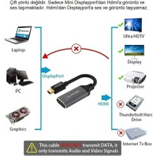 Liora 4K@60Hz, Hdr, Hdcp 2.2, Thunderbolt 2 Destekli Mini Displayport To HDMI Aktif Adaptör (MDP14HD20A-ADP)