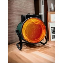 Aesco Ultra Güçlü 3000 Watt Taşınabilir Elektrikli Portatif Isıtıcı Soba Sıcak Hava Üfleyen Fan Radyatör - Lisinya