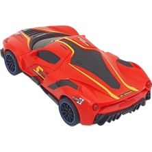 Aesco Sürtmeli Drift Arabalar 15 cm - D400-52 - Kırmızı (Lisinya)