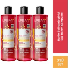 Urban Care Hibiscus & Shea Butter Bukle Belirginleştirici Saç Bakım ŞAMPUANI-350 Ml-Vegan X3