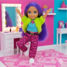 Aesco Ankiki Moda Ikonu Bebek Figür 13 cm  - Mor Saçlı Hip-Hop Rüzgarı  (Lisinya)