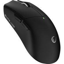 Rampage BLITZ ULTIMATE 8K BT+Wired+2.4G Siyah Kablosuz PAW3950 NORDIC 52840 MCU Gaming Oyuncu Mouse