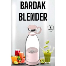 Aesco Bardak Blender Smoothie Meyve Sıkacağı Şarjlı Cam Taşınabilir - Lisinya