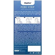 Liora Stopever Pore Strip Siyah Nokta Bandı – 2'li Paket (Charcoal + Tea Tree) | Siyah Nokta Karşıtı | Gözenek Temizleyici | Aktif Karbon & Çay Ağacı Özlü | 12 Adet