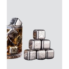 Aesco 304 Paslanmaz Çelik Buz Küpü Seti Sulandırmadan Soğutan Yeniden Kullanılabilir - Lisinya