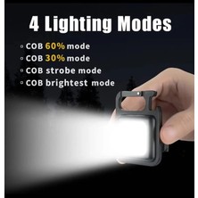 Aesco F.20A Mıknatıslı Kamp Feneri El Feneri 800 Lümen 30 Cob - Lisinya