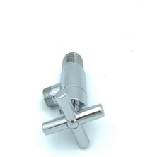 Aesco Dayanıklı 4 Kollu Taharet Musluğu Tuvalet Klozet Krom Musluk ( Lisinya )