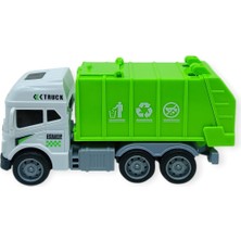 Aesco Temizlik Araçları Serisi - Sürtmeli Kamyon 12 cm  - 3626 (Lisinya)