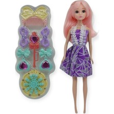 Aesco Prenses Bebek Makyaj Seti - Mor (Lisinya)