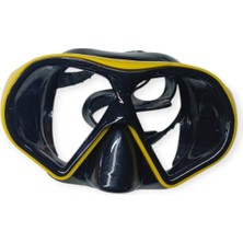 Aesco Star Diving Dalış Maskesi ve Snorkel Yetişkin - 51713-SARI (Lisinya)