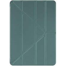 Liora iPad 10.2'' 9. Nesil (A2602-A2604-A2603-A2605) Origami Pencil Koyu Yeşil [ipad 9.nesil 10.2 ile Uyumlu Kılıf - Koyu Yeşil]