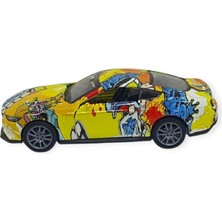 Aesco Çek Bırak Grafity Araba Metal -K174C1 - Sarı (Lisinya)