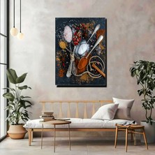 Artprinta Baharat ve Tuz Konseptli Kanvas Tablo – Modern Mutfak Duvar Dekorasyonu