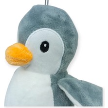 Aesco Peluş Sevimli Hayvanlar 25 cm - Gri Penguen (Lisinya)