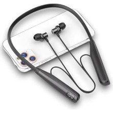 Aesco Y12 Kablolu Kulakiçi Silikonlu Bluetooth Kulaklık - Lisinya